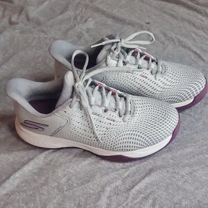 Skechers Women's Athletic Shoes in Gray and Purple